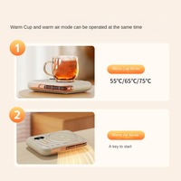 Réchauffeur de tasse USB pour bureau à domicile Mini plaque de tasse chauffante de bureau portable Tapis de tasse électrique à air chaud USB