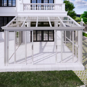 Véranda en aluminium et verre sur mesure |   Serre de jardin multi-usages résistante aux intempéries pour patio et villa - Product Image 2