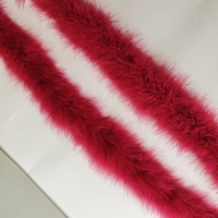 Boas en plumes de dindon Marbou moelleuses de 50g, grandes plumes pour la danse, les mariages, les coiffes, les robes, la décoration - Vente en gros fabricant