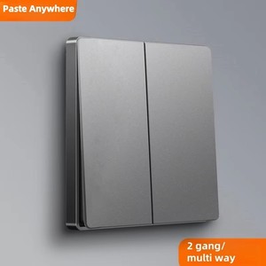 Nhà Máy Giá EU tiêu chuẩn 16A PC điện tường chuyển đổi ánh sáng bảng điều chỉnh 110V ~ 220V 2 băng đảng 2 cách đôi cực <span class=keywords><strong>ZigBee</strong></span> Mạng IP66 250V - Product Image 5
