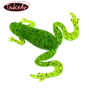 TAKEDO high quality LD18 13g fishing frog lure soft frog floating frog leg bass lure soft lure