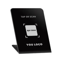 Soporte NFC de Google Review con código QR | Recolector de comentarios personalizable para restaurantes, hoteles, tiendas minoristas Configuración rápida