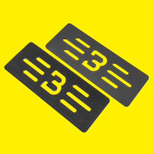 เทปผ้าไนลอนโพลีเอสเตอร์แบบไร้กรอบที่ยึดป้ายทะเบียนรถมอเตอร์ไซด์ - Product Image 5