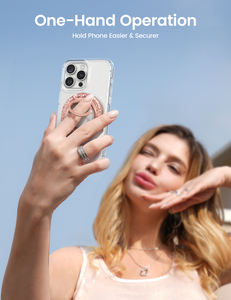 Lamicall STRR02 Soporte Magnético <span class=keywords><strong>para</strong></span> Teléfono con Anillo, Agarre de Dedo de Cristal, Rotación 360°, Soporte Brillante <span class=keywords><strong>para</strong></span> Mujeres y Niñas, Regalo - Product Image 2