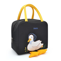 Sac Isotherme JM Cartoon Mignon pour Repas, Grande Capacité, Étanche, Isolation Thermique, Facile à Nettoyer, Sac à Main pour Employé de Bureau