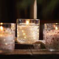 Großhandel Neue Trendige Sojawachs Handgemachte Aromatherapie-Kerze LED-Licht Umweltfreundlich Ungiftig Modern für Feiertage und Geburtstage