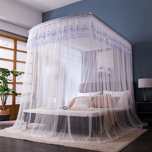 <span class=keywords><strong>Mosquitera</strong></span> portátil con riel guía en forma de U, tamaño King, <span class=keywords><strong>para</strong></span> cama de bebé, <span class=keywords><strong>para</strong></span> uso doméstico, plegable - Product Image 2