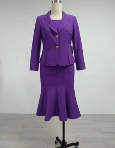 Vestido de Oficina para Mujer, Venta al por Mayor de Fábrica 2022, Ropa Africana, Talla Grande, Traje de Dos Piezas para Iglesia - Product Image 1