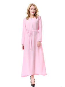 Nouvelle Robe Abaya 2026 à Col Montant en Tissu Doux, Style Moyen-Oriental Arabe, Caftan Islamique Turc pour Femme, Robe Musulmane Abaya - Product Image 2