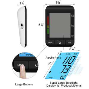 BP Preço Da Máquina <span class=keywords><strong>Manual</strong></span> de Máquina de Pressão Arterial Esfigmomanômetro <span class=keywords><strong>Monitor</strong></span> de Pressão Arterial Digital Venda - Product Image 5