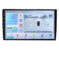 Estéreo para Auto Portátil de 7 Pulgadas con Navegación, Android Auto Inalámbrico, Apple CarPlay, Cámara de Reversa, Pantalla Dividida, OLED Integrado de 1DIN