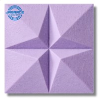 Panneaux acoustiques en fibre de polyester 3D paramétriques, traitement sonore artistique, panneaux géométriques pour la décoration intérieure moderne