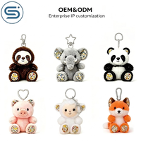 Fabricant de jouets en peluche mini pingouin créatifs et personnalisés, porte-clés en peluche d'animaux mignons et amusants pour enfants