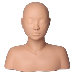 Thực Hành Massage Mannequin Đầu Giả Thực Hành Đầu Massage Vẻ Đẹp Make-Up Đào Tạo Đầu - Product Image 3