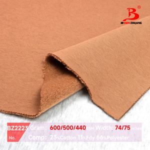 600gsm 500gsm 440gsm tissu éponge français lourd 100 coton structuré croustillant anti boulochage Textile par les fournisseurs chinois - Product Image 2