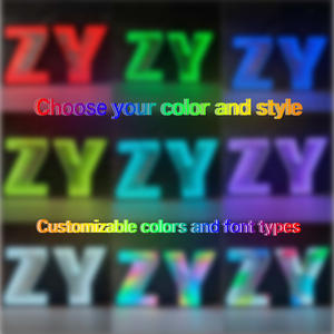 Personnalisé 3D Infinity <span class=keywords><strong>Abyss</strong></span> Abyssal Miroir LED Magique Signalisation Tenture Murale Acrylique Lettre Logo Publicité Décoration En Verre - Product Image 6