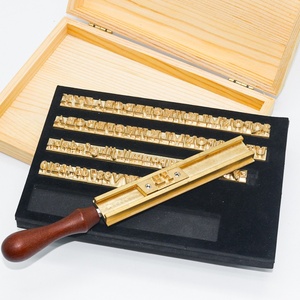 Ensemble de 26 tampons lettres en laiton avec support à fente en T (6mm, 8mm, 10mm) – Moule de lettres, chiffres et symboles pour le cuir - Product Image 3