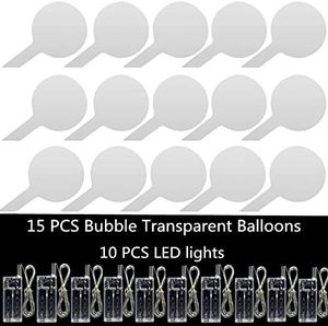 Ballons LED Bobo Cartoon pas chers de 24 pouces, s'illuminent pour la décoration de Noël, de mariages et de fêtes, ballons clignotants avec bâtons - Product Image 2