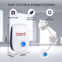 Répulsif à ultrasons contre les rats, insectes, nuisibles, portable, à brancher sur prise électrique, pour intérieur, contre les moustiques, les souris et les rats.