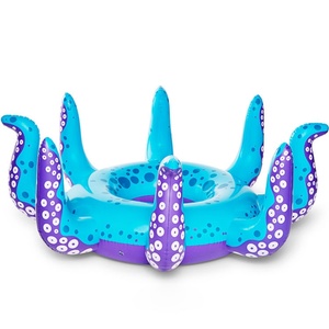Flotadores de Piscina Divertidos Personalizados en Oferta, Juguetes de PVC para Piscina o Playa de Verano, Flotador Inflable para Adultos |   Pulpo Azul - Product Image 1