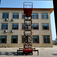 Plateforme élévatrice électrique mobile CE 4m 6m 8m 10m 12m 14m 16m 18m, petit élévateur électrique à ciseaux