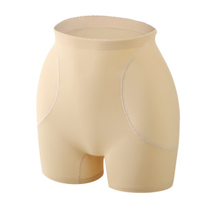 Coussinets De Fesses Pour Les Hanches Plus Grandes, Rehausseur De Hanches Rembourré En éponge Améliorée, Vêtement Galbant Pour Femme, Vêtements De Base, Minimisant, Beige, S