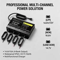Chargeur de batterie multi-sorties robuste à brancher, chargeur d'alimentation multi-ports standard américain
