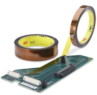 Ruban adhésif en silicone ignifuge 3M 5419 à faible libération de gaz, antistatique, PI, haute température, pour composants électroniques sensibles