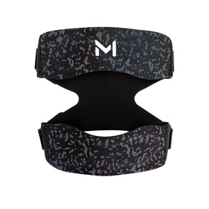 Genouillère pour sports de plein air et fitness, noire, unisexe, protection de base, sangle rotulienne - Product Image 1