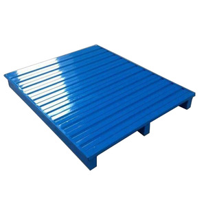 Manufacturer Heavy Duty Industrial HDPE Stackable Large Plastic Pallet With Steel Reinforcement Wooden Pallet Plastic Pallet