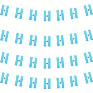 Argentina Argentine Country Banner String <b>Flags</b> Indoor and Outdoor National Festival Sport Events Decorations - Product Image 2