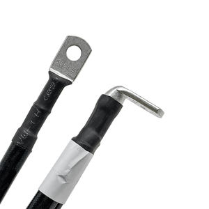 รถกอล์ฟสายแบตเตอรี่ซิลิโคนสายแบตสีดำเชื่อมต่อกันสายเชื่อม100% ทองแดงสำหรับรถกอล์ฟอินเวอร์เตอร์พลังงานแสงอาทิตย์ - Product Image 5