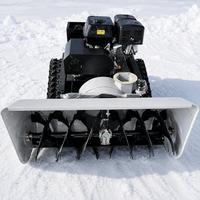 Souffleuse à neige télécommandée Crawler, machine de déneigement de 1000 mm de large pour allées et routes, élimination de fortes quantités de neige