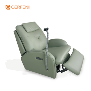 Gerfenii Meubles de luxe pour le salon Fauteuil berçant <span class=keywords><strong>inclinable</strong></span> en cuir Fauteuil de canapé <span class=keywords><strong>inclinable</strong></span> pivotant <span class=keywords><strong>et</strong></span> massant - Product Image 1