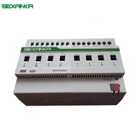 Système d'automatisation de la maison intelligente SEXANKA KNX EIB, actionneur 8 voies, interrupteurs tactiles modulaires, cuivre, plastique, maison, cuisine