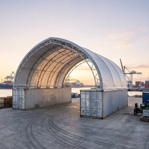 Container Pieghevole per Spedizioni da 10-40hq, Prezzo all'Ingrosso, Struttura in Tessuto Completo, Pannelli <span class=keywords><strong>Sandwich</strong></span> in Schiuma PU, Acciaio Zincato - Product Image 6
