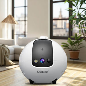 Caméra robot écologique <span class=keywords><strong>pour</strong></span> animaux de compagnie avec design de style dessin animé Caméra d'interaction mobile <span class=keywords><strong>pour</strong></span> toute la <span class=keywords><strong>maison</strong></span> avec <span class=keywords><strong>chien</strong></span> <span class=keywords><strong>pour</strong></span> la sécurité intérieure - Product Image 1