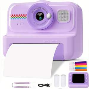 Boy Girls Birthday Gift Children Instant Print Camera Kids Video Photography Digital Photo Camera Toys <b>Mini</b> Thermal <b>Printer</b> - Product Image 1