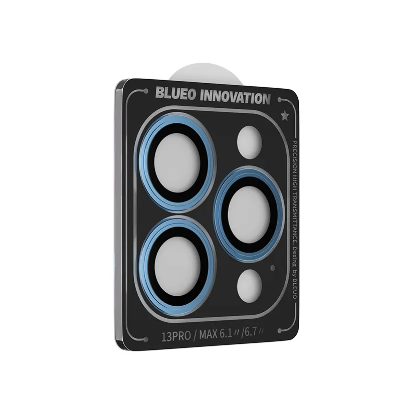 IPhone 13 강화 유리 렌즈 가드 보호 필름에 대한 Blueo 스크래치 방지 휴대 전화 카메라 화면 보호 장치