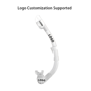 أنبوب تنفس من السيليكون عالي الجودة جاف من الدرجة الغذائية مقاوم للتسرب من كلوريد البولي فينيل للتدريب على السباحة والغطس - Product Image 2