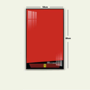 Modèle de puzzle de voiture de sport pour décoration murale - Cadre noir avec éclairage LED mural suspendu - <span class=keywords><strong>Peinture</strong></span> décorative - Convient aux enfants - Product Image 4