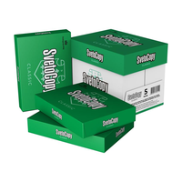 Papier de haute qualité 80g A4 blanc 100% pâte de bois vierge 500 feuilles/rame 5 rames/carton avec une luminosité de 102-104%
