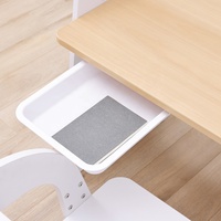 Table d'étude pour enfants en bois Boori Bureau moderne réglable en hauteur pour enfants et étudiants pour l'école, la chambre à coucher, le salon
