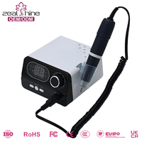 Perceuse à ongles électrique portable avec écran HD, machine de manucure haute vitesse, pour le retrait de gel, le polissage et le façonnage, usage professionnel en salon, 110V/220V