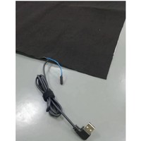 Maßgefertigte Große Kleidungsheizmatte mit Kleinen Heizpads Zwei-in-Eins 5V Heizelement mit Thermostat zum Ein- und Ausschalten