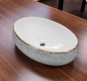 浴室白色釉面中国洗手盆