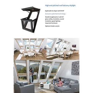 최고의 다락방 채광창을위한 알루미늄 채광창 방수 지붕 창 주요 특징 - Product Image 4