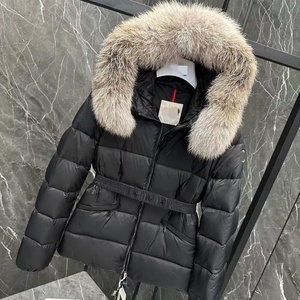 Nouvelle Doudoune Courte Femme Hiver 2025 Imperméable à Col Montant et Taille Cintrée, en <span class=keywords><strong>Duvet</strong></span> de Canard Blanc Brillant Effet Nacré, Sans Lavage, Coupe Slim - Product Image 2