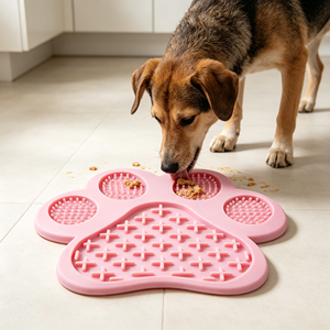 Tapis de léchage personnalisé en silicone pour l'alimentation lente, en forme de patte, avec ventouse, pour chiens et chats - Product Image 4