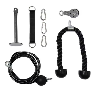 Système de <span class=keywords><strong>poulie</strong></span> de câble Portable <span class=keywords><strong>pour</strong></span> équipement de gymnastique à domicile Pin de chargement amélioré Triceps Pull Biceps Curl Triceps Arm Workouts - Product Image 4